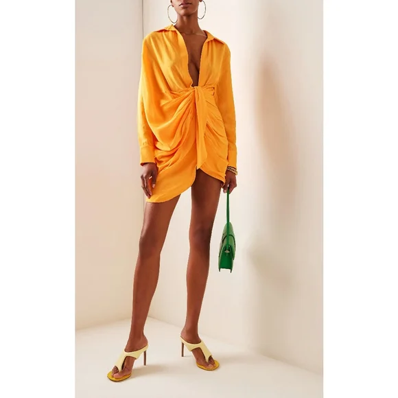 ★JACQUEMUS★ La Robe Bahia One Piece Orange 213DR0091004750 MUSINSA | JACQUEMUS La Robe Bahia Dress - Orange